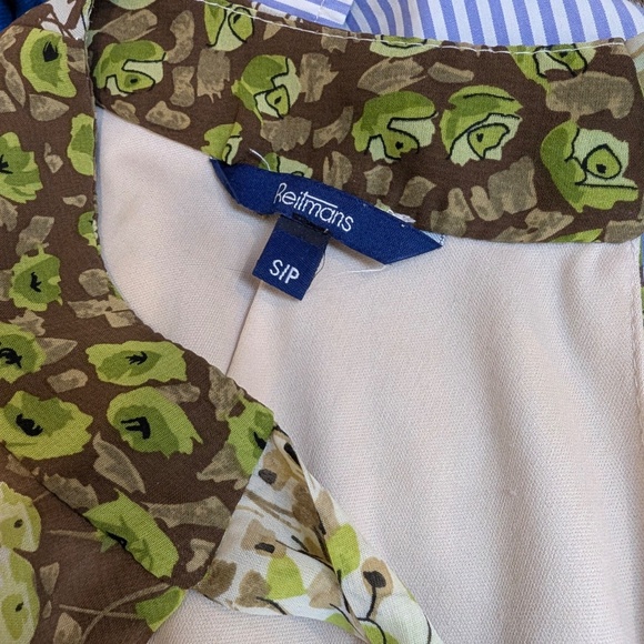 Free With Purchase Reitman's Halter Top Green Floral Size Small - Picture 8 of 10